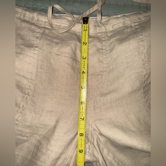 London Jean womens pants linen flowy beach cottage romantic light weight Sz. XS - Picture 5 of 11